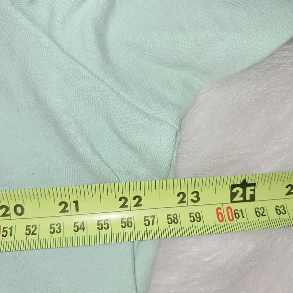 FILA Mint Green French Terry Crewneck Sweatshirt - Picture 7 of 7